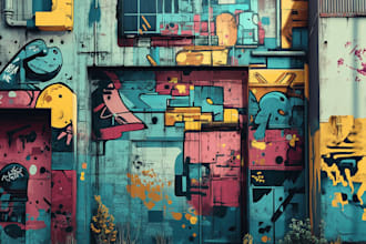 do wall art, mural, doodle, canvas wallpaper