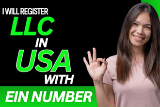 register llc for USA non USA residents with ein and irs in USA