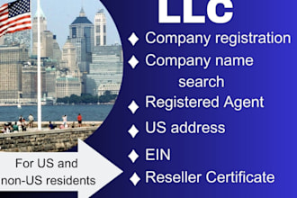 do us llc registration, llc formation, ein, company set up, legal consultation