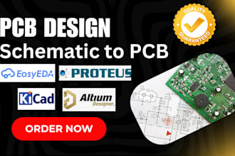 do pcb design for your circuits in altium easyeda eagle kicad