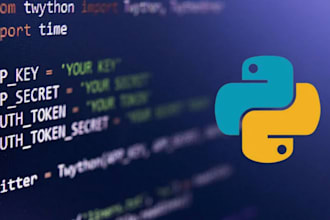 develop social media api bot, python bot, live streaming bot, x bot, tiktok bot