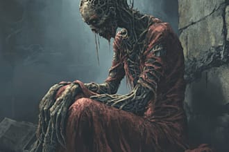 draw fantasy horror character art or horror art