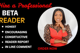 alpha or beta read your book and give detailed feedback