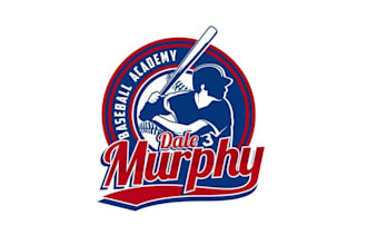 create baseball players camp logo