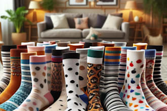 design cool socks with personality