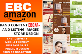 design amazon ebc a plus content, listing images, premium a plus design