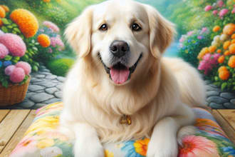 create custom royal pet portrait in high quality