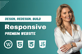 design, redesign or do wordpress web development, responsive wordpress website