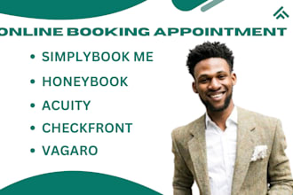 setup checkfront simplybook me honeybook vagaro dubsado acuity scheduling