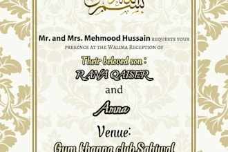 make wedding cards for you guys and you can select the design