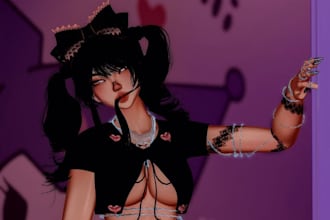 model 3d vrchat avatar vrc avatar vr character anime model furry avatar