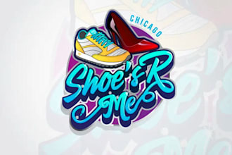 design a sneaker and shoe logo