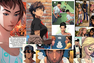 draw as your comic book artist illustration nsfw graphic novel manga anime art