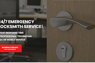 locksmith website handyman garage door construction website home security
