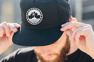 do unique hat patch design for cap beanie badge logo within 12 hours