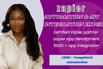 setup zapier and integromat, make to automate workflow