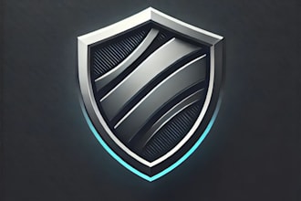 modern shield logo design premium and unique shield