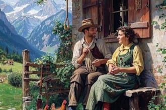 paint realistic digital oil paint family portrait,