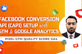 setup meta facebook pixel capi ecommerce tracking with GTM and ga4