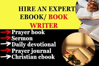 ghostwrite, design, format prayer book sermon daily devotional  christian ebook