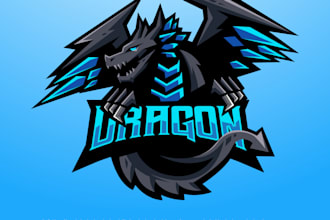 design professional dragon animal and pet logo for you