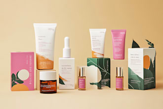 design cosmetic packaging and cosmetic label