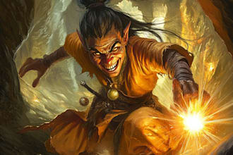 make a dark art and fantasy horror character