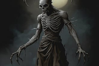 draw your own character from a science fiction, fantasy, horror, or thriller