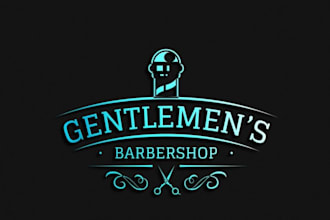 do barber shop spa and beauty salon logo design