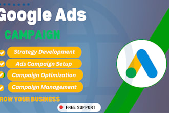 setup ,optimize and manage your google ads PPC campaigns