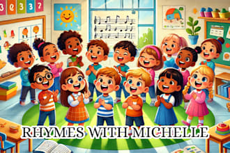 write sing children song nursery rhymes kid song jingles intro outro lullaby