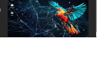 provide official parrot os using novnc in debian os with its target machines