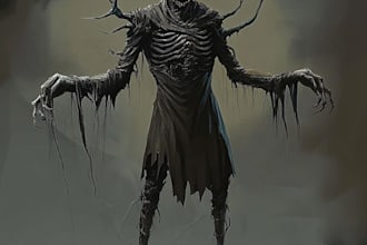 draw your own character from a science fiction, fantasy, horror, or thriller