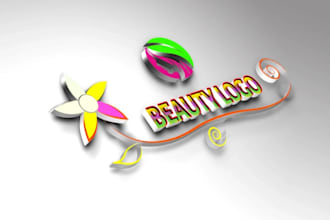 create fashion, beauty, cosmetic spa hair salon logo