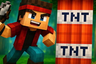 create stand out with my custom minecraft thumbnails