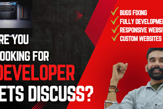 create web applications and fix bugs