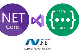 develop and fix restful apis, oauth, microservices using net core with sql