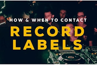organize a custom verified major labels contacts list for music submit