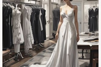 draw fashion illustration, sketch, portrait