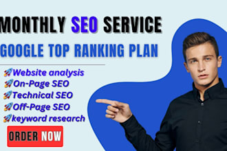 do local and monthly SEO service to boost google ranking