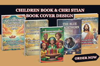 do fantasy or minimalist book cover children cookbook comic book cover design