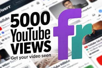get real 10k youtube views with organic promotion usa audience