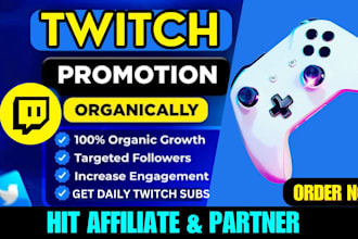 organically promote twitch kick yt and bring viewers and subs to your channel