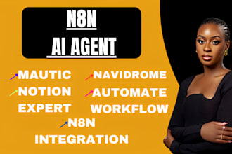 n8n ai agents api integration n8n workato notion expert navidrome mautic