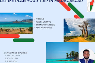 help you organize your trip in madagascar