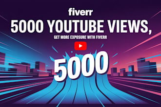 get real 10k youtube views with organic promotion usa audience