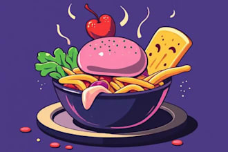 design food pop art of your food pop art