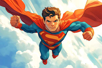 make you as a superhero marvel or dc character