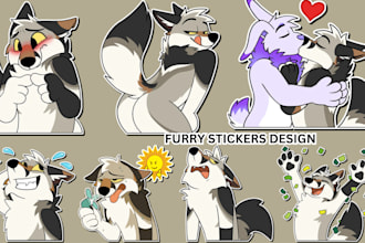 draw furry stickers nsfw furry stickers furry animated stickers telegram sticker