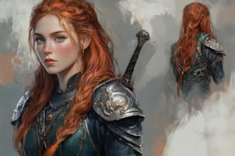 do realistic or fantasy portrait
